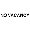 No Vacancy